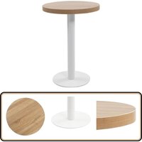 Bistrotisch Hellbraun 60 cm mdf - Esstisch - Bistrotisch - Kleiner Tisch - Runder Tisch - Hellbrauner Tisch Bistrotisch Hellbraun 60 cm mdf - Esstisch - Bistrotisch - Kleiner Tisch - Runder Tisch - Hellbrauner Tisch von VIDAXL