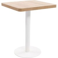 Bistrotisch Hellbraun 60x60 cm mdf vidaXL204887 von BONNEVIE