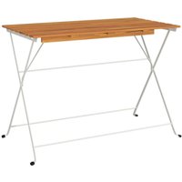 Bistrotisch Klappbar 100x54x71 cm Massivholz Akazie und Stahl vidaXL297821 von BONNEVIE