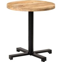 Bistrotisch Rund Ø70x75 cm Raues Mangoholz - Vidaxl von VIDAXL