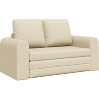 Vidaxl - Boden Schlafsofa 2-in-1 Creme 148x71x83 cm Stoff von VIDAXL