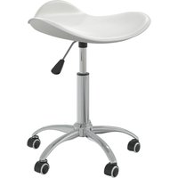 Vidaxl - Esszimmerstuhl Drehbar Weiß Kunstleder 952419 von VIDAXL