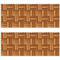Terrassenfliesen 20 Stk. 30x30 cm Akazienholz - Vidaxl Terrassenfliesen 20 Stk. 30x30 cm Akazienholz - Vidaxl von VIDAXL