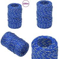 Bootsseil Blau 2 mm 100 m Polypropylen - Bootsseil - Schiffsseil - Polyesterseil - Leinen - Tauwerk - Home & Living Bootsseil Blau 2 mm 100 m Polypropylen - Bootsseil - Schiffsseil - Polyesterseil - Leinen - Tauwerk - Home & Living von VIDAXL