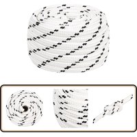 Bootsseil Geflochten Weiß 18 mmx25 m Polyester - Bootesseil - Polyesterseil - Segelmacherseil - Schiffsseil - Leinen Bootsseil Geflochten Weiß 18 mmx25 m Polyester - Bootesseil - Polyesterseil - Segelmacherseil - Schiffsseil - Leinen von VIDAXL