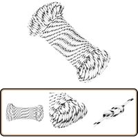 Bootsseil Geflochten Weiß 5 mmx25 m Polyester - Bootsseil - Polyesterseil - Schiffsseil - Segeltuch - Leinen von VIDAXL