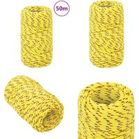 Bootsseil Gelb 2 mm 50 m Polypropylen - Bootsseil - Schiffsseil - Polyesterseil - Leinen - Marineleine - Home & Living Bootsseil Gelb 2 mm 50 m Polypropylen - Bootsseil - Schiffsseil - Polyesterseil - Leinen - Marineleine - Home & Living von VIDAXL