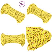 Bootsseil Gelb 4 mm 50 m Polypropylen - Bootsseil - Schiffsseil - Polyesterseil - Marineleinen - Leine - Home & Living Bootsseil Gelb 4 mm 50 m Polypropylen - Bootsseil - Schiffsseil - Polyesterseil - Marineleinen - Leine - Home & Living von VIDAXL