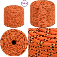 Bootsseil Orange 6 mm 50 m Polypropylen - Bootsschnur - Schiffsseil - Polyesterseil - Leinen - Tauwerk - Home & Living Bootsseil Orange 6 mm 50 m Polypropylen - Bootsschnur - Schiffsseil - Polyesterseil - Leinen - Tauwerk - Home & Living von VIDAXL