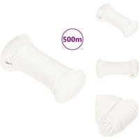 Bootsseil Weiß 4 mm 500 m Polypropylen - Bootsseil - Schiffsseil - Polyesterseil - Leinen - Marineleine Bootsseil Weiß 4 mm 500 m Polypropylen - Bootsseil - Schiffsseil - Polyesterseil - Leinen - Marineleine von VIDAXL
