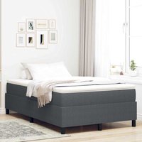 Boxspringbett Dunkelgrau 120 x 190 cm Cordstoff Vidaxl Boxspringbett Dunkelgrau 120 x 190 cm Cordstoff Vidaxl von VIDAXL