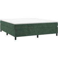 Boxspringbett,Doppelbett Dunkelgrün 200x200 cm Samt vidaXL von BONNEVIE