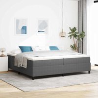 Boxspringbett Hellgrau 200 x 200 cm Cordstoff Vidaxl Boxspringbett Hellgrau 200 x 200 cm Cordstoff Vidaxl von VIDAXL