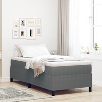 Boxspringbett Hellgrau 90x200 cm Cordstoff Vidaxl 146964 Boxspringbett Hellgrau 90x200 cm Cordstoff Vidaxl 146964 von VIDAXL