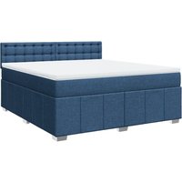 Vidaxl - Boxspringbett mit Matratze Blau 180x200 cm Stoff von VIDAXL