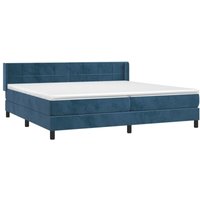 Boxspringbett mit Matratze Dunkelblau 200x200 cm Samt Vidaxl Boxspringbett mit Matratze Dunkelblau 200x200 cm Samt Vidaxl von VIDAXL