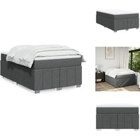 Boxspringbett mit Matratze Dunkelgrau 120x190 cm Stoff - Boxspringbett - Boxspringbetten - Bett - Bett Mit Stauraum Boxspringbett mit Matratze Dunkelgrau 120x190 cm Stoff - Boxspringbett - Boxspringbetten - Bett - Bett Mit Stauraum von VIDAXL