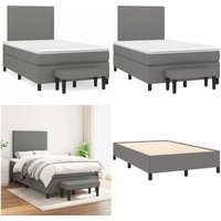 Boxspringbett mit Matratze Dunkelgrau 120x190 cm Stoff - Boxspringbett - Doppelbett - Bettenrahmen - Matratze - Bettwaren - Home & Living Boxspringbett mit Matratze Dunkelgrau 120x190 cm Stoff - Boxspringbett - Doppelbett - Bettenrahmen - Matratze - Bettwaren - Home & Living von VIDAXL