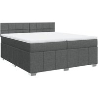Vidaxl - Boxspringbett mit Matratze Dunkelgrau 200x200 cm Stoff Vidaxl - Boxspringbett mit Matratze Dunkelgrau 200x200 cm Stoff von VIDAXL