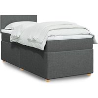Boxspringbett mit Matratze Dunkelgrau Stoff Vidaxl 112399 Boxspringbett mit Matratze Dunkelgrau Stoff Vidaxl 112399 von VIDAXL
