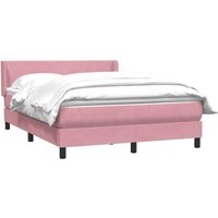 Boxspringbett mit Matratze Rosa 140x210 cm Samt vidaXL Boxspringbett mit Matratze Rosa 140x210 cm Samt vidaXL von VIDAXL