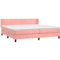 Boxspringbett mit Matratze Rosa 200x200 cm Samt Vidaxl Boxspringbett mit Matratze Rosa 200x200 cm Samt Vidaxl von VIDAXL