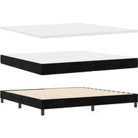 Boxspringbett mit Matratze Schwarz 100x200 cm Velvet Schwarz vidaXL Boxspringbett mit Matratze Schwarz 100x200 cm Velvet Schwarz vidaXL von VIDAXL