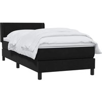 Boxspringbett mit Matratze Schwarz 80x220 cm Samt Vidaxl Boxspringbett mit Matratze Schwarz 80x220 cm Samt Vidaxl von VIDAXL