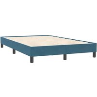 Boxspringbett ohne Matratze Dunkelblau 120x210 cm Samt vidaXL Boxspringbett ohne Matratze Dunkelblau 120x210 cm Samt vidaXL von VIDAXL