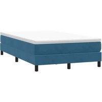 Boxspringbett ohne Matratze Dunkelblau 120x220 cm Samt vidaXL Boxspringbett ohne Matratze Dunkelblau 120x220 cm Samt vidaXL von VIDAXL
