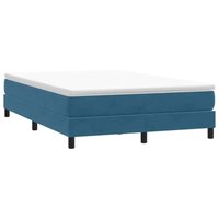 Boxspringbett ohne Matratze Dunkelblau 140x210 cm Samt vidaXL Boxspringbett ohne Matratze Dunkelblau 140x210 cm Samt vidaXL von VIDAXL