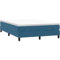 Boxspringbett ohne Matratze Dunkelblau 160x220 cm Samt vidaXL Boxspringbett ohne Matratze Dunkelblau 160x220 cm Samt vidaXL von VIDAXL