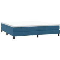 Boxspringbett ohne Matratze Dunkelblau 200x220 cm Samt vidaXL Boxspringbett ohne Matratze Dunkelblau 200x220 cm Samt vidaXL von VIDAXL