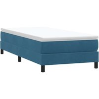 Boxspringbett ohne Matratze Dunkelblau 80x220 cm Samt Vidaxl Boxspringbett ohne Matratze Dunkelblau 80x220 cm Samt Vidaxl von VIDAXL