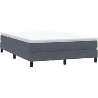 Boxspringbett ohne Matratze Dunkelgrau 140x220 cm Samt vidaXL Boxspringbett ohne Matratze Dunkelgrau 140x220 cm Samt vidaXL von VIDAXL