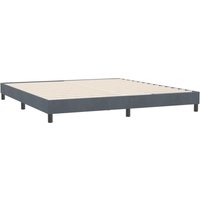 Boxspringbett ohne Matratze Dunkelgrau 180x210 cm Samt vidaXL Boxspringbett ohne Matratze Dunkelgrau 180x210 cm Samt vidaXL von VIDAXL