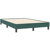 Boxspringbett ohne Matratze Dunkelgrün 120x210 cm Samt Vidaxl Boxspringbett ohne Matratze Dunkelgrün 120x210 cm Samt Vidaxl von VIDAXL