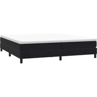 Vidaxl - Boxspringbett ohne Matratze Schwarz 200x210 cm Samt von VIDAXL