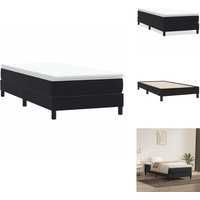 Boxspringbett ohne Matratze Schwarz 80x210 cm Samt - Boxspringbett - Boxspringbetten - Bett - Schlafzimmermöbel Boxspringbett ohne Matratze Schwarz 80x210 cm Samt - Boxspringbett - Boxspringbetten - Bett - Schlafzimmermöbel von VIDAXL