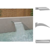 Vidaxl - Brunnen & Wasserfälle - Living Pool-Wasserfall Silbern 45x26x13 cm Edelstahl - Silber Vidaxl - Brunnen & Wasserfälle - Living Pool-Wasserfall Silbern 45x26x13 cm Edelstahl - Silber von VIDAXL