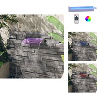 Vidaxl - Brunnen & Wasserfälle - Living Wasserfall-Element mit rgb LEDs Edelstahl 45 cm - Silber Vidaxl - Brunnen & Wasserfälle - Living Wasserfall-Element mit rgb LEDs Edelstahl 45 cm - Silber von VIDAXL