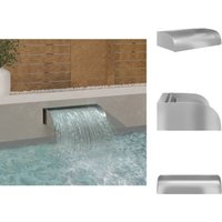 Vidaxl - Brunnen & Wasserfälle - Living Wasserfall mit LEDs 60x34x14 cm Edelstahl 304 - Silber Vidaxl - Brunnen & Wasserfälle - Living Wasserfall mit LEDs 60x34x14 cm Edelstahl 304 - Silber von VIDAXL
