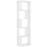 Bonnevie - Bücherregal/Raumteiler,Bücherschrank Weiß 45x24x159 cm Holzwerkstoff vidaXL von BONNEVIE