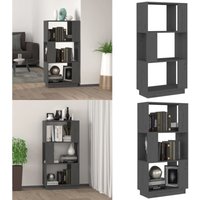 Bücherregal/Raumteiler Grau 51x25x101 cm Massivholz Kiefer - Holzregal - Buche - Bücherregal Grau - Sideboard - Raumteiler - Home & Living Bücherregal/Raumteiler Grau 51x25x101 cm Massivholz Kiefer - Holzregal - Buche - Bücherregal Grau - Sideboard - Raumteiler - Home & Living von VIDAXL