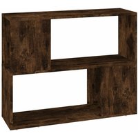 Bücherregal/Raumteiler Räuchereiche 80x24x63 cm Vidaxl von VIDAXL