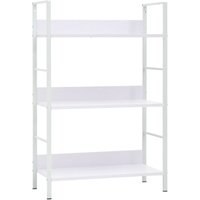 Bonnevie - Bücherregal,Standregal 3 Regalböden Weiß 60×27,6×90,5 cm Holzwerkstoff vidaXL von BONNEVIE