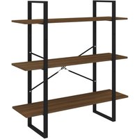 Bücherregal Braun Eichen-Optik 100x30x105 cm Holzwerkstoff Vidaxl Bücherregal Braun Eichen-Optik 100x30x105 cm Holzwerkstoff Vidaxl von VIDAXL
