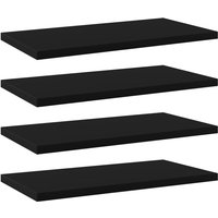 Bücherregal-Bretter 4 Stk. Schwarz 40x20x1,5 cm Holzwerkstoff vidaXL65607 von BONNEVIE