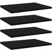 Bücherregal-Bretter 4 Stk. Schwarz 40x30x1,5 cm Holzwerkstoff Vidaxl von VIDAXL