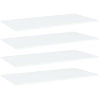 Bücherregal-Bretter 4 Stk. Weiß 80x20x1,5 cm Holzwerkstoff Vidaxl von VIDAXL